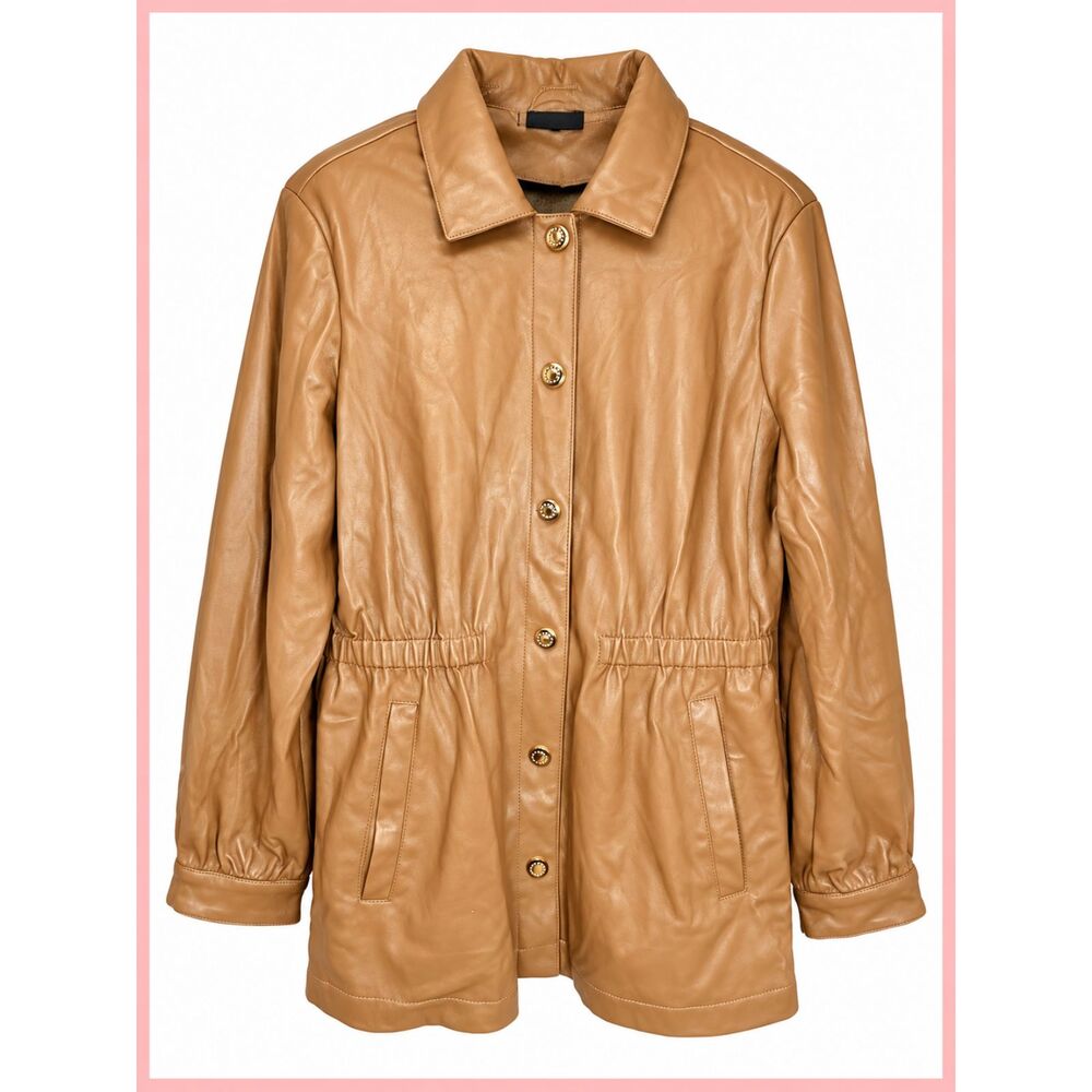 Andrew Marc Soft Leather Coat — Beautiful, stylish, and perfect for fall! Size M